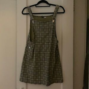 Plaid Overall Dress (12)